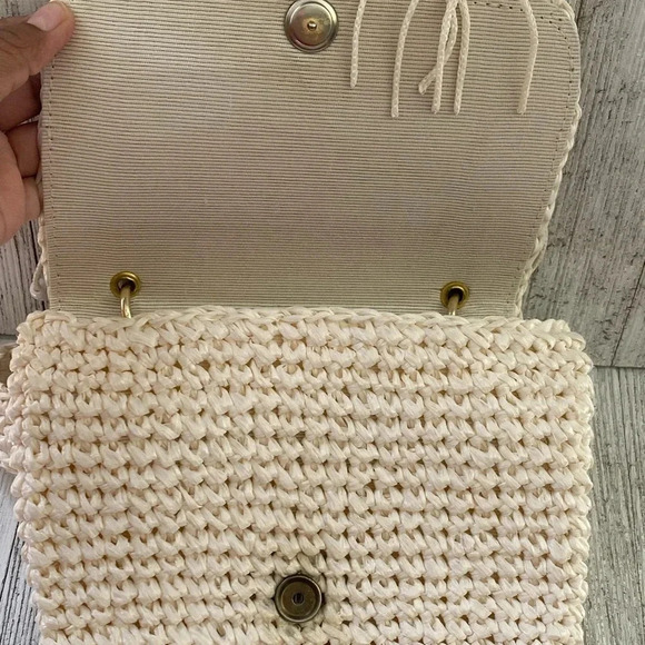 Straw mini hand Bag made in Japan - Picture 4 of 9